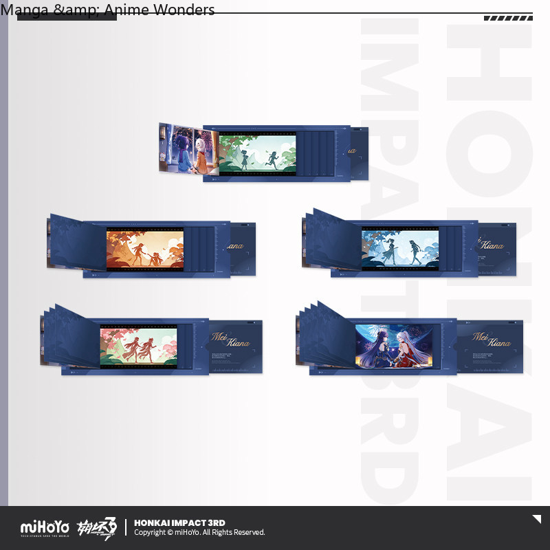 Anime Cosplay Drawing - Carte Ufficiali Originali Honkai Impact 3