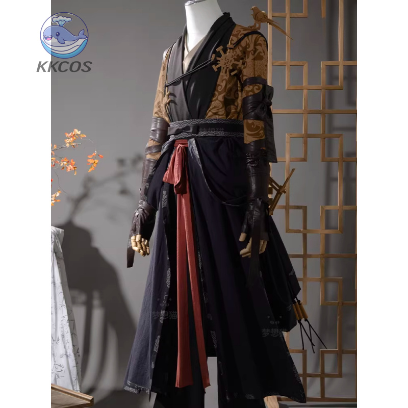 Anime Cosplay Male - Onde venti incontra l'uniforme da discepolo
