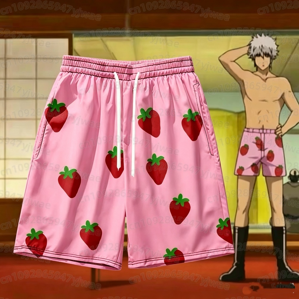 Anime Cosplay Party - Pantaloncini Corti Rosa da Uomo 2026