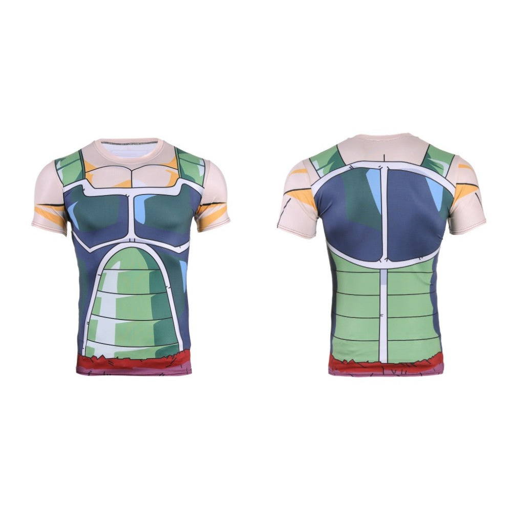 Dragon Ball Saiyan Armor - T-Shirt con Stampa Anime Giapponese Dragon