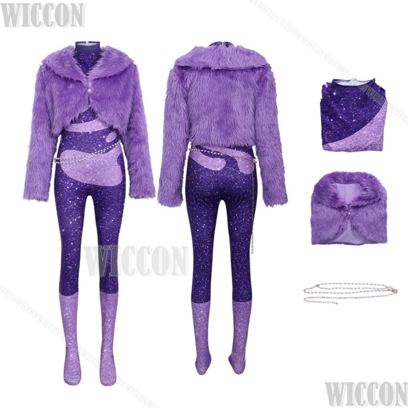 Anime Cosplay Dance - Abito da ballo viola Furry Zoon