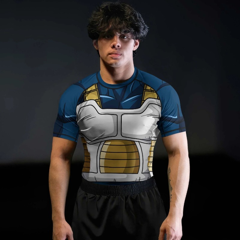 Dragon Ball Saiyan Armor - Maglia a Compressione Dragon Ball Vegeta
