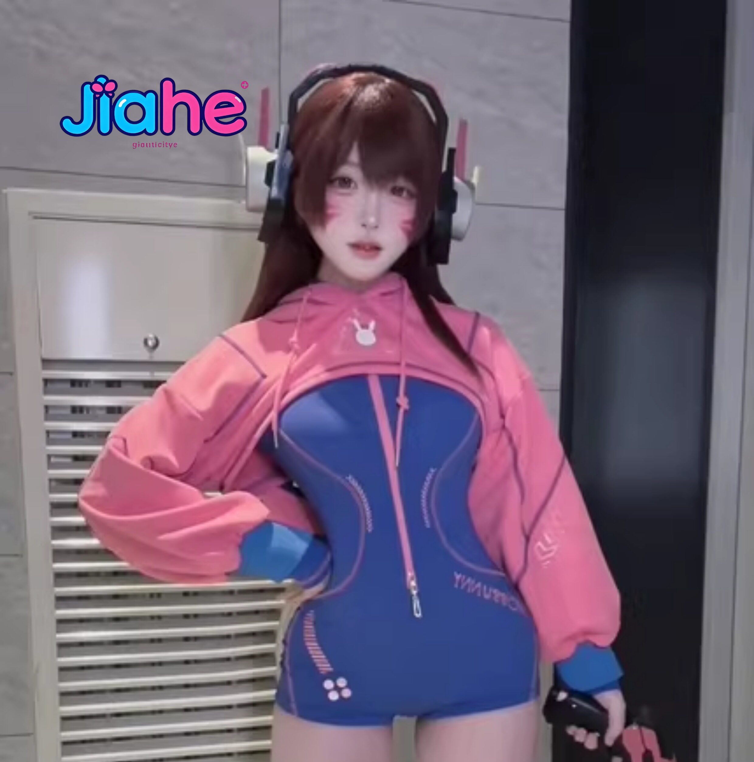 Anime Cosplay Jumpsuit - Disponibile Costume Cosplay D.Va Overwatch per