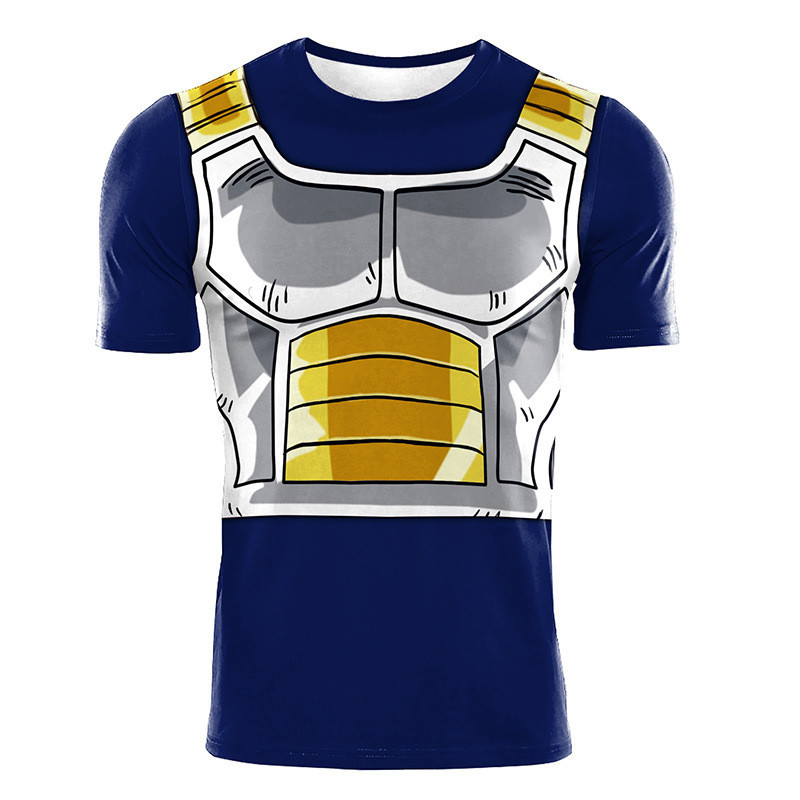 Dragon Ball Saiyan Armor - T-shirt a Compressione Dragon Ball Vegeta