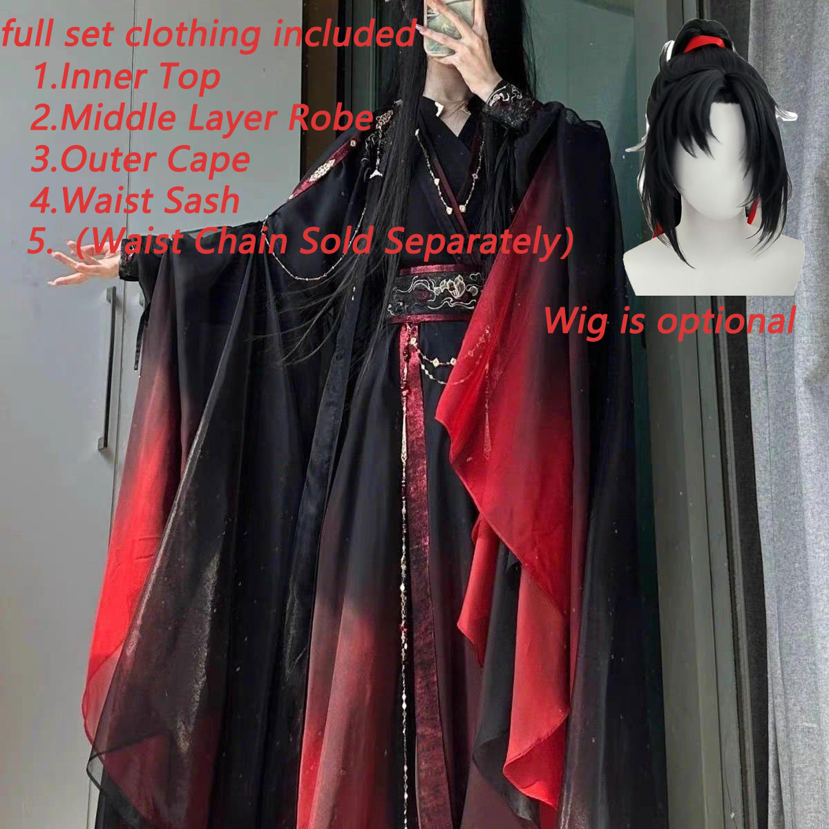 Set di 4 Pezzi di Abiti Tradiz - Anime Cosplay Show recensione e prezzo