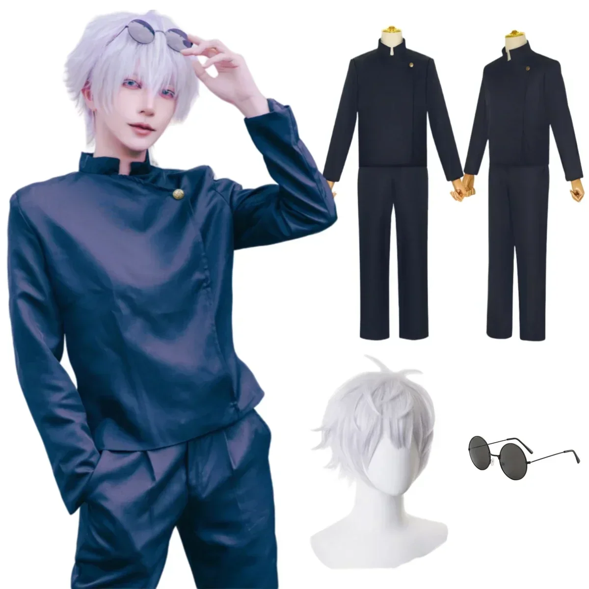 Costumi Cosplay Gojo Satoru pe - Anime Cosplay Gojo recensione e prezzo