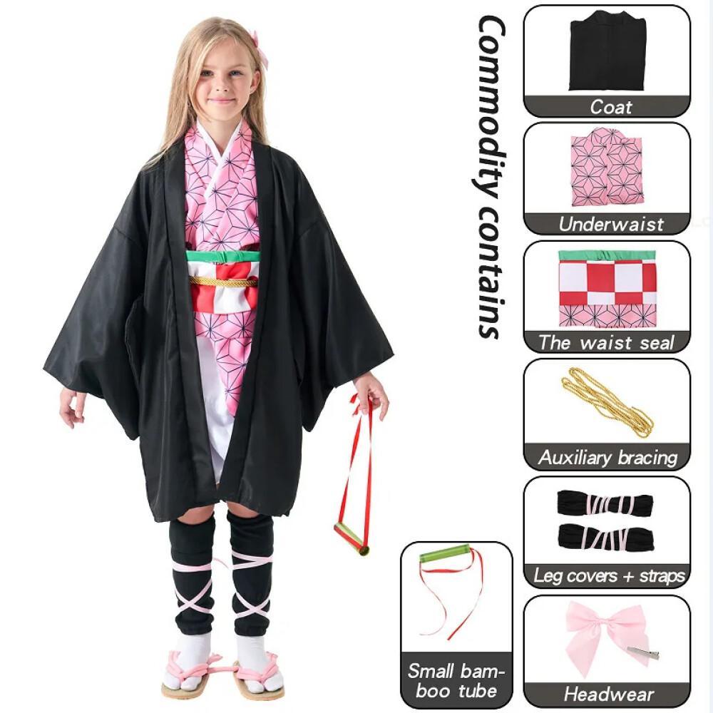 Anime Demone Slayer Kimetsu No - Kids Cosplay Anime recensione e prezzo