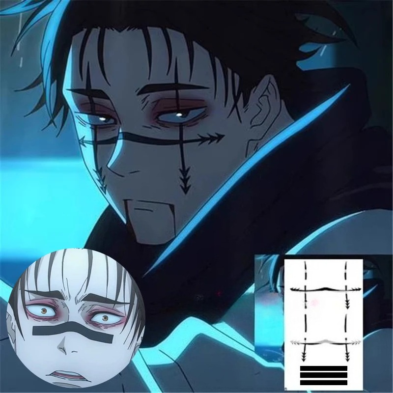 Adesivi per Tatuaggi Choso, Ac - Anime Cosplay Jujutsu Kaisen recensione e prezzo